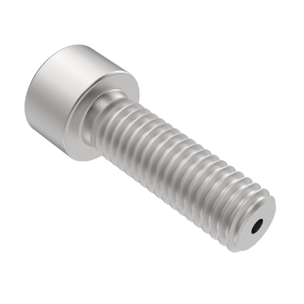 不锈钢A2内六角圆柱头带通孔螺钉
