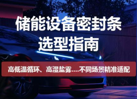 高低温循环、高湿盐雾...储能设备密封条选型指南